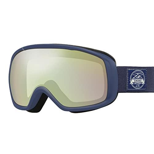 New SWANS Snow Goggles 200-MDHS MNV Gold Mirror x Bright Pink Glasses Co !