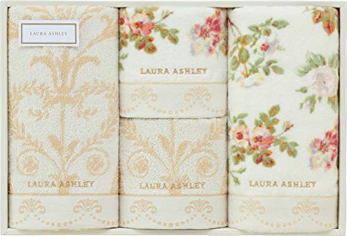 New Uchino Towel Set Laura Ashley Face Towel x 2 / Guest Towel x 2 Angel !