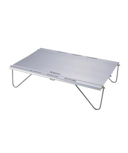 New SOTO Low Table Mini Lightweight with Storage Pouch Aluminum Integrat !