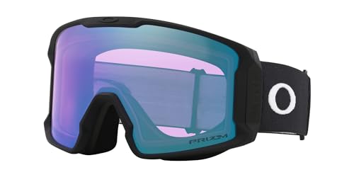 New Oakley Line Miner Large Matte Black wPrizm Iced Iridium Snow Goggle !