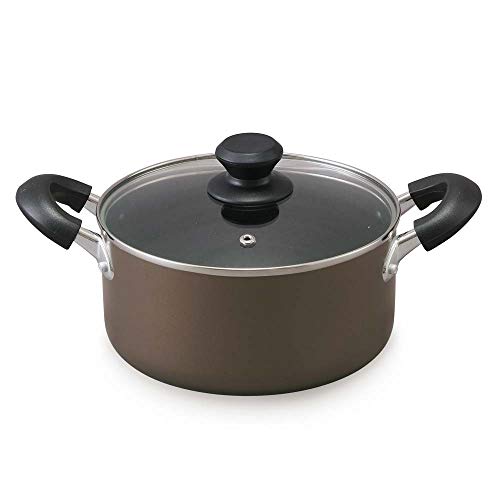 New Iris Ohyama DIS-P20 Two-Handed Pot 7.9 inches (20 cm) Pot with Lid !