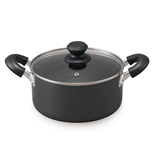New Iris Ohyama DIS-P20 Two-Handled Pot 7.9 inches (20 cm) Pot with Li !