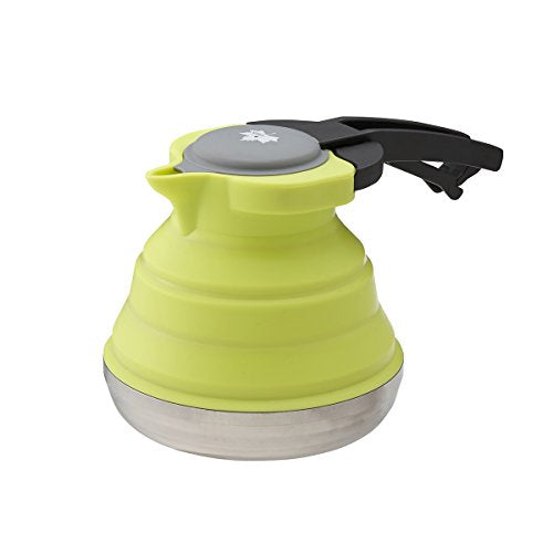 New LOGOS folding kettle 1L Outdoor cookware Sports Camping Hiking Cooki !