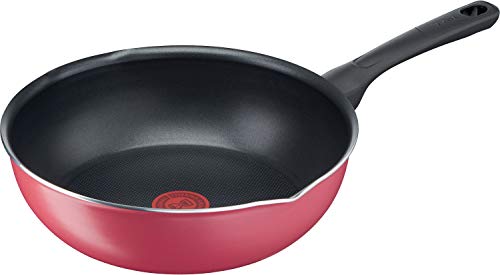 New ティファール(T-fal) Tefal B55977 Stir-fry Pot 10.2 inches (26 cm) Deep F !