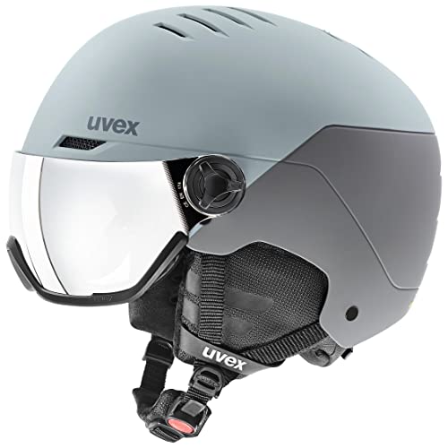 New uvex Wanted Visor Adjustable ski & Snowboard Helmet with Integrated !