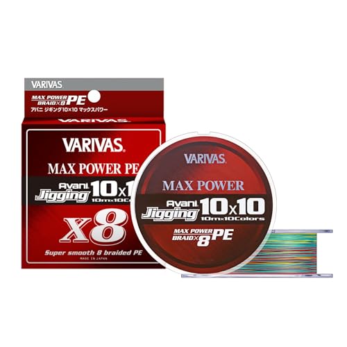 New VARIVAS Avani Jigging 10x10 Max Power PE X8 600m #8 !