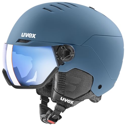 New uvex ski and snowboard visor helmet glasses compatible dial-type siz !