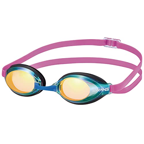 New SWANS Swans Made in Japan Swimming Goggles AQUALIGHTNING SR-3Mre G/B !