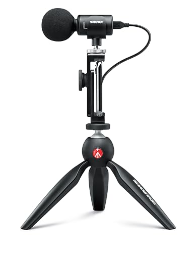 New Shure MV88+ Video Kit - Digital Stereo Condenser Microphone for Appl !