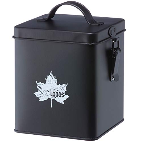New LOGOS Metal Palm Box 81340201 Black Approx. Width 13.5 x Depth 11.5 !