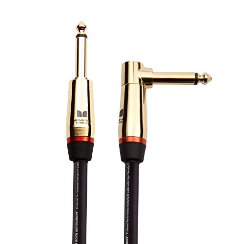 New Monster Prolink Rock Instrument Cable. 21 ft Right Angle to Straight !