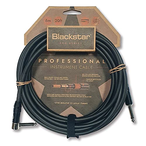 New Blackstar 6m (20ft) Pro Series Instrument Cable Straight ?�h Jack to !