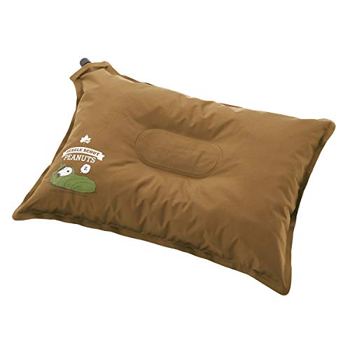 New LOGOS SNOOPY Self-inflating pillow 86001091 Camping mat Automatic in !