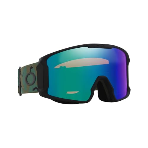 New Oakley Line Miner Large Camo wPrizm Argon Iridium Snow Goggle !