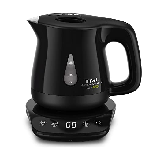 New T-fal electric kettle 0.8L 8 temperature settings anti-spill lock &q !
