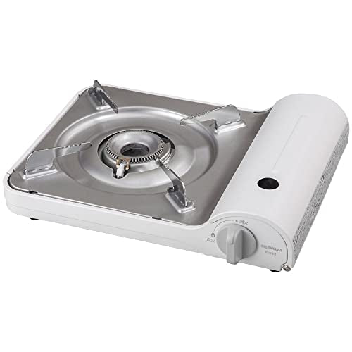 New IRIS OHYAMA Portable Stove Aluminum Off-White Outdoor Camping Disast !