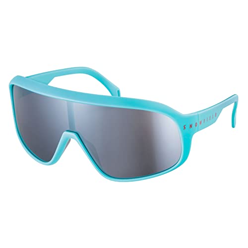 New [Swans] SNOWFIELD F3 SF-04 SKBL Polarized Silver Mirror Sunglasses S !