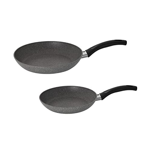 New Ballarini Z1024-138 Ferrara Frying Pan  Set of 2  7.9 & 10.2 inches  !