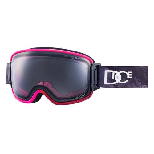 New [Dice] Japanese-made Snow Goggles BANK Photochromic ULTRA Mirror BK4 !