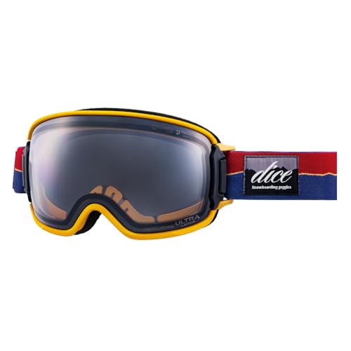 New [Dice] Japanese-made Snow Goggles BANK Photochromic ULTRA Mirror BK4 !