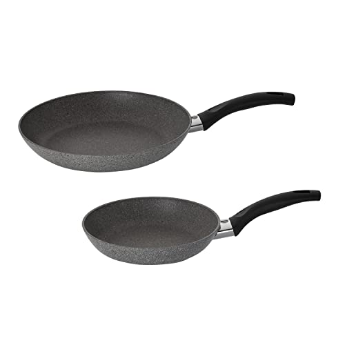 New Ballarini Z1024-140 Ferrara Frying Pan  Set of 2  9.4 & 11.0 inches  !