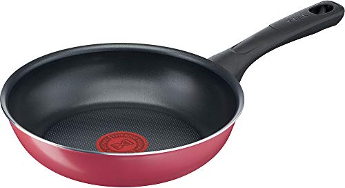 New ティファール(T-fal) Tefal B55902 Cranberry Red Frying Pan  7.9 inches (20  !