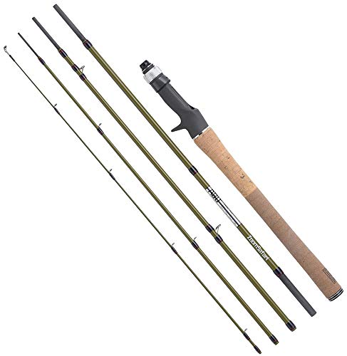 New AbuGarcia ZomSafari ZMSC-765L Puck Rod Bait Light Lock Bass Trout Ch !