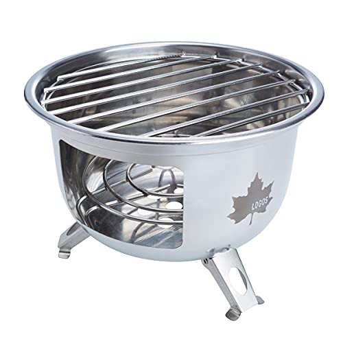 New LOGOS mini campfire stove 81062820 Silver [when assembled] Approx. w !