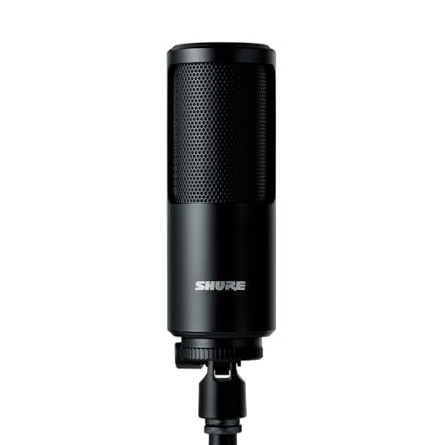 New SHURE SM4-K Condenser Microphone: XLR Unidirectional Professional Re !