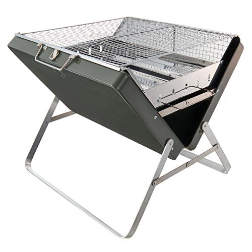 New LOGOS Grill Attache XL 81060950 Black Approx. Width 51 x Depth 51.5  !