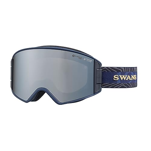 New [Swans] Made in Japan Snow Goggles OUTBACK OB-MDH SMNV Silver Mirror !