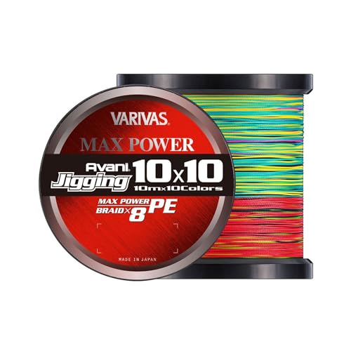 New VARIVAS Avani Jigging 10x10 Max Power PE X8 1200m #8 !