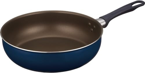 New Thermos Durable Series Frying Pan 26cm Navy Gas Fire Only KFI-026D N !