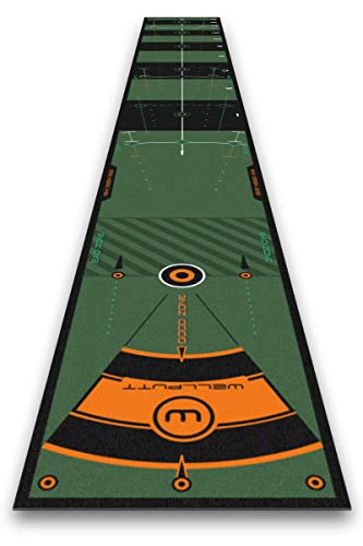 New WELLPUTT - Golf Putting Training Mat - 13ft Green !