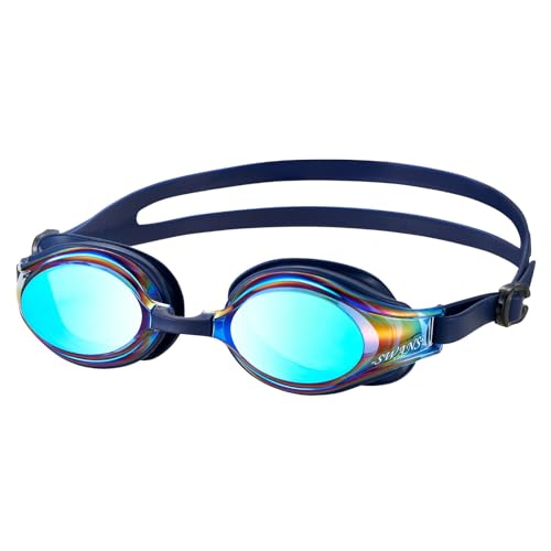 New [Swans] Made in Japan Swimming Goggles Anti-Fog UV Protection Fitnes !