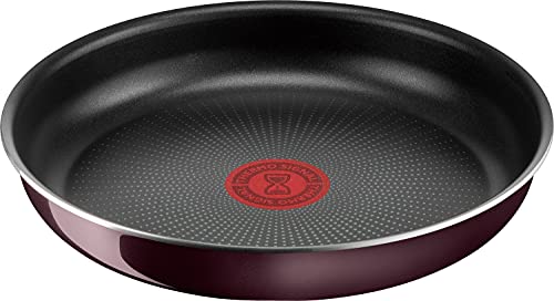 New T-fal L43903 Ingenio Neo Vintage Bordeaux Intense Frying Pan  With R !