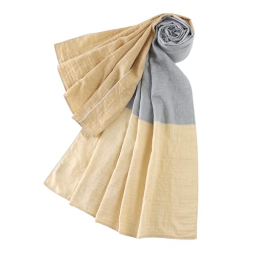 New [Uchino] [Gentle feel like marshmallow] Color block marshmallow gauz !