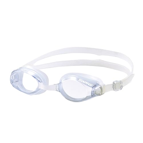 New [Swans] Japanese-made swimming goggles SW-45NAB CLA Clear Fitness Gy !