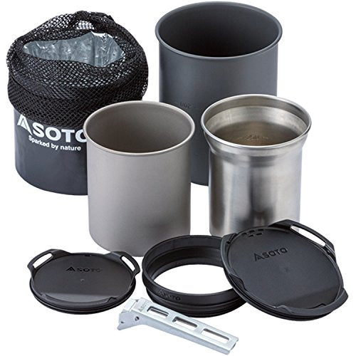 New SOTO Thermostack Camping Cooking Set - Multi-Functional Camping Pot  !
