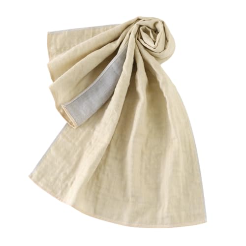 New [UCHINO] Reversible scarf marshmallow gauze yellow 40 x 110 cm easy  !
