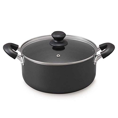 New Iris Ohyama DIS-P24 Two-Handled Pot  9.4 inches (24 cm)  Pot with Li !