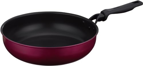 New Thermos Durable Series Frying Pan 30cm Red IH Compatible KFM-030D R !