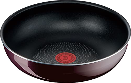 New ƒeƒBƒtƒ@�[ƒ‹(T-fal) Tefal L43977 Ingenio Neo Vintage Bordeaux Intense Wok  !