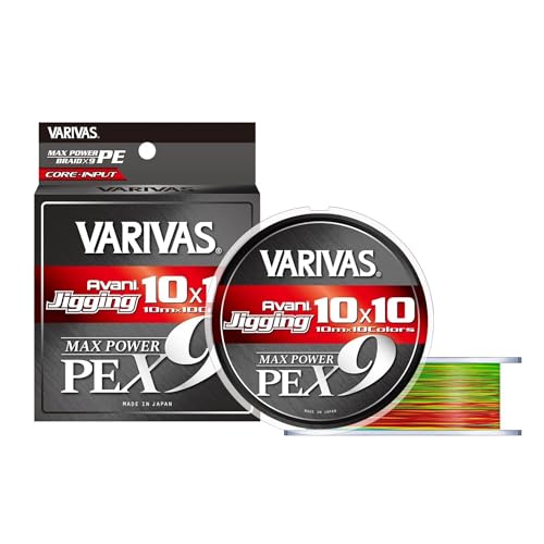 New VARIVAS 9-strand PE line Avani Jigging 10x10 Max Power PE X9 600m #3 !