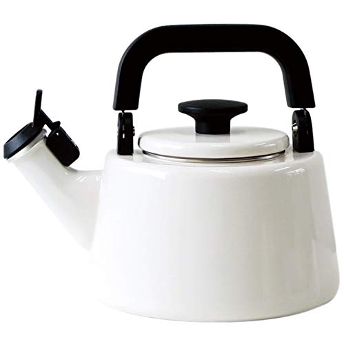 New Fuji Horo CTN-2.1WK.W Whistling Kettle  Induction Compatible  Cotton !