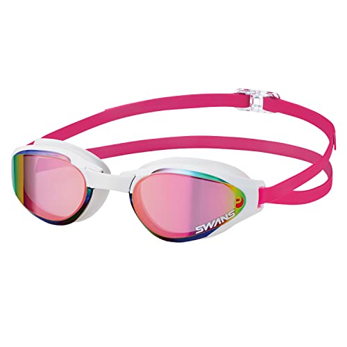 New SWANS Swans Made in Japan Swimming Goggles Ascender Mirror Lens SR-8 !