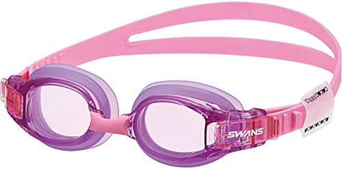 New [Swans] Japanese-made swimming goggles SJ-8N LAV Lavender for childr !