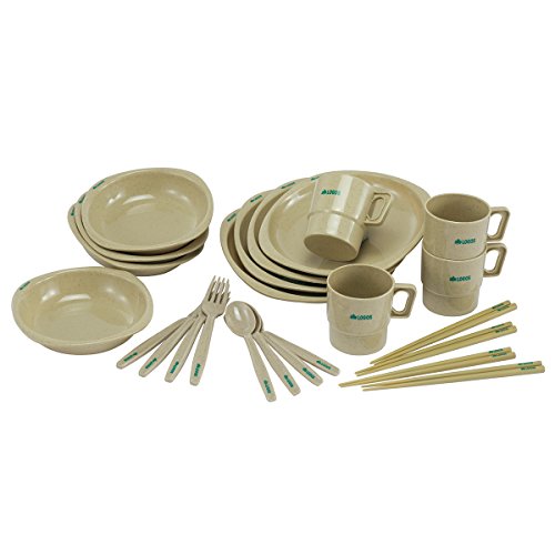 New (Logos) Dinner Set with Chopsticks for 4 People 81285003 !