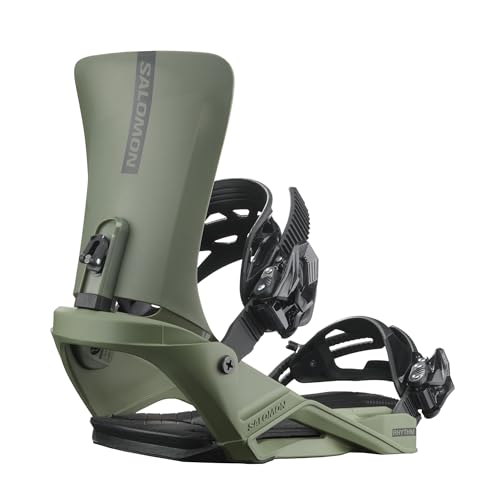New Salomon Snowboard Bindings Rhythm L47648800 M Deep Lichen Green !