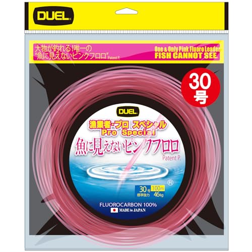 New Duel Pink Fluoro Fisherman Pro Special  328.4 ft (100 m)  No. 30 Rol !